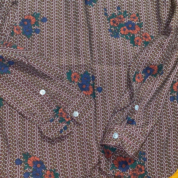 The Kooples - Mens Button Down Shirt - Burgundy - Size Small / Slim Fit - Picture 6 of 10